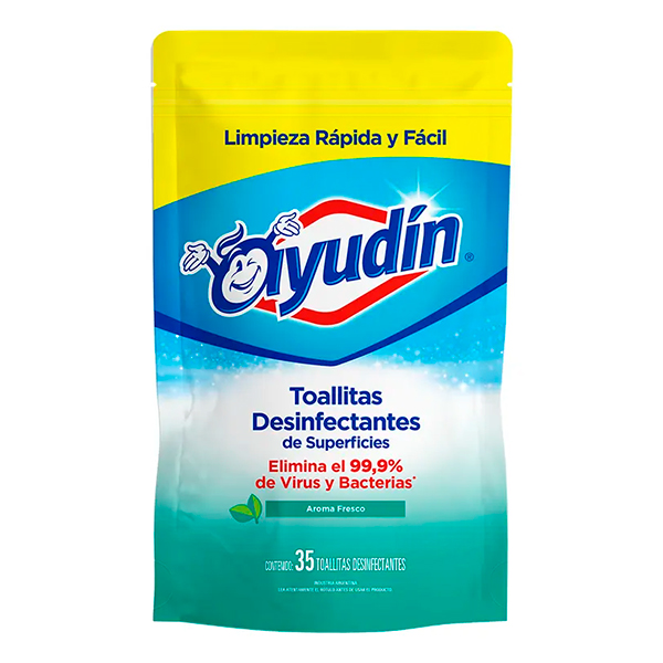 TOALLITA DESINF AYUDIN 35UNID